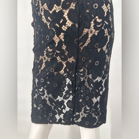 Bailey Blue Lace Cocktail Dress - Picture 4 of 7